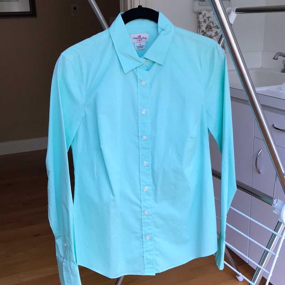 J.Crew Factory Women’s Oxford (light mint)